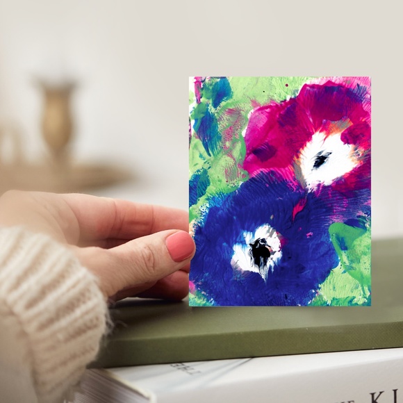 Original Small Floral Painting - Blooming Magic 149 - Picture 4 of 6